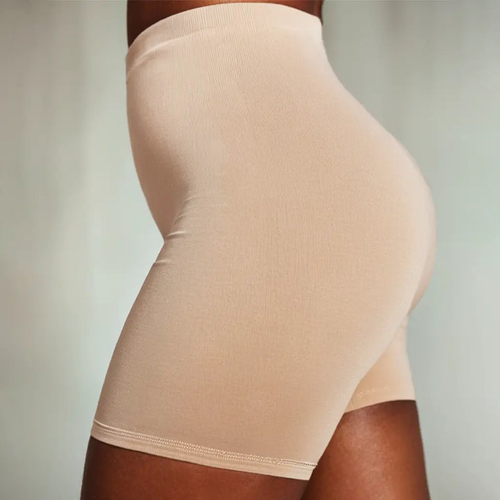 Sculpting High-Waisted Mid-Thigh Shorts